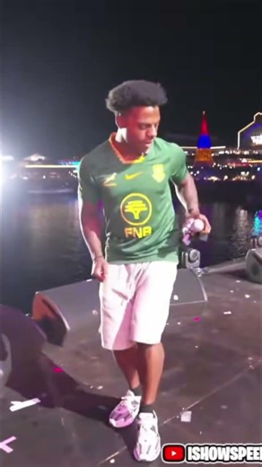 iShowSpeed Lights Up The Stage With Explosive Fireworks Performance! #shorts