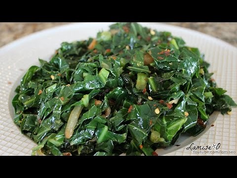 How To Cook Collard Greens Quickly | Easy Sauteed Collard Greens | Episode 90