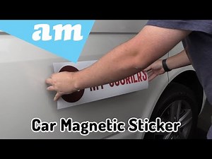 Printable Magnetic Sheets Printed and Laminated Using AM’s FastCOLOUR Large Format Printer