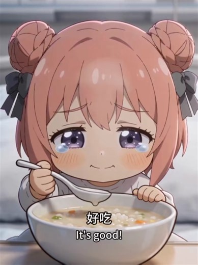 episode 12 | the poor little girl woke up and met a kind stranger novel : Doro slowly opened her eyes. Her vision was blurry. A white hospital ceiling appeared above her. She could hear a faint beeping sound around her. “...Onee-chan...” Her voice was weak. A man sitting beside the bed immediately stood up and approached her carefully. “Easy...” “You're in the hospital.” Doro looked around in confusion. Then she froze. Beside her bed stood a little girl with pink hair. The girl's face looked exa