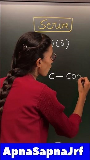 Structure of Serine Amino acid #apnasapnajrf