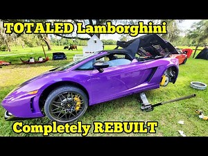 My Salvage Lamborghini is Finished after its Year Long Rebuild. It's Better and Cheaper than NEW!