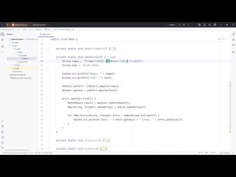 Java version 20. Regex. MatchResult.