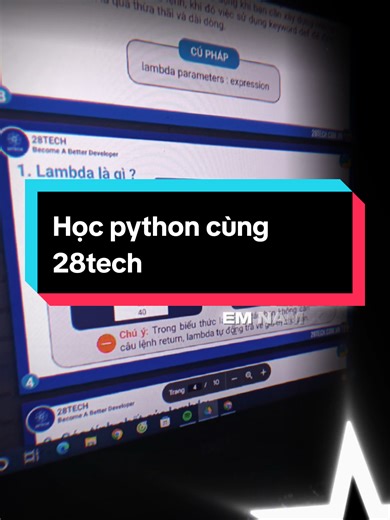 Full khoá Python cơ bản đến nâng cao 170 video của 28tech #python #code#laptrinh#it#hoccungtiktok