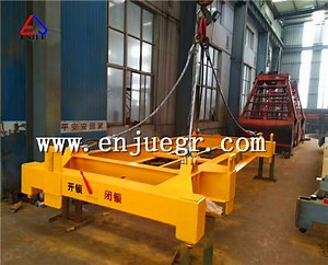 [Hot Item] 20feet 40feet Customized Manual Container Lift Spreaders Lifting Bar Semi Automatic Spreader Lifting Frame