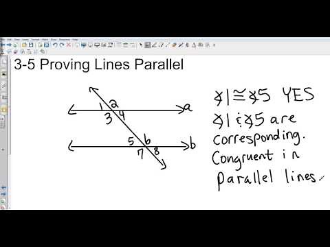 Geometry 3 5 Proving Lines Parallel
