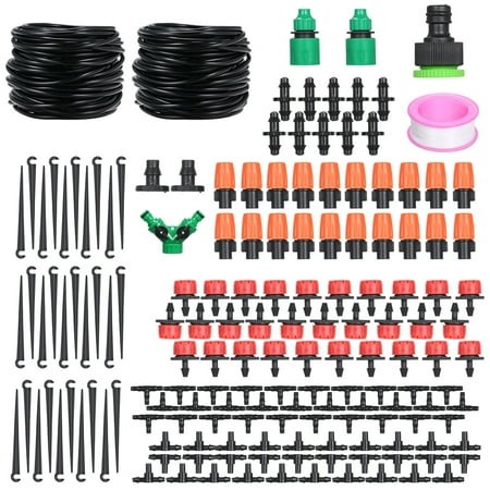 DIY Saving Water Automatic Micro Drip Irrigation System Garden Greenhouse Irrigation Spray Self Watering Kits - Walmart.ca