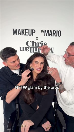 Only the best makeup and hair for @MAJ 🖤 @Chris McMillan Hair @Chris McMillan #MakeupByMario #NYFW