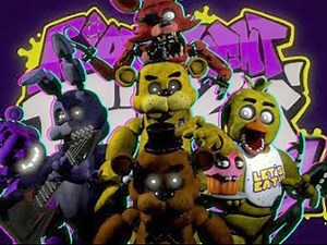 Walkthrough FNF Vs FNaF 1 (vs Freddy, Chica, Foxy, Bonnie) . BrightestGames.com