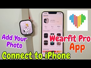 Wearfit Pro Connect To Iphone | WearFit Pro App All Setting | Smartwatch connect to wearfit pro
