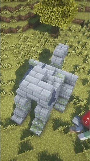 Building a chonky Cat Statue in Minecraft v2! [tutorial + download]