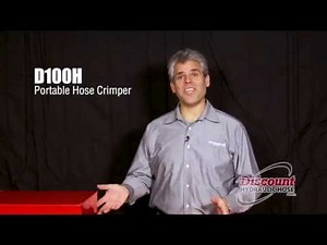 D100H - Hand Operated Portable Hydraulic Hose Crimper