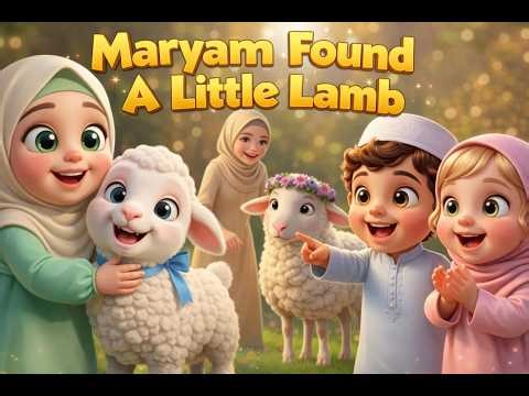 Maryam found a little lamb | Islamic version of Mary Had A Little Lamb | Muslim kids Nursery Rhyme