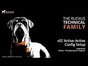 Ruckus SmartZone Active-Active Setup