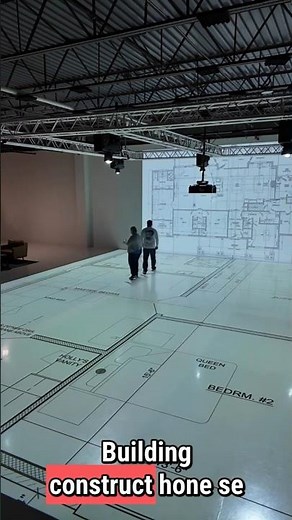 Walk Inside Your Building Before Construction | Immersive Projection Tech #construction #home