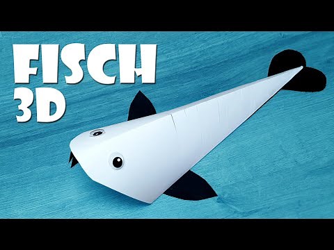 🐟 Make a 3D paper fish - how to make a paper moving fish DIY craft