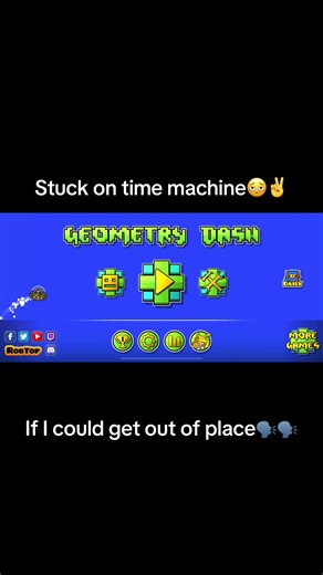 Stuck on Time Machine bruu😭#fyp #viral #geometrydash#2026#viraltiktok | time machine