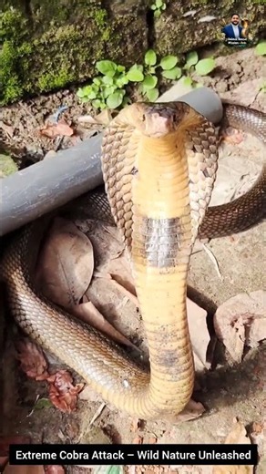 Extreme Cobra Attack – Wild Nature Unleashed #snake #wildliferescue #cobra #wildlifeentertainment