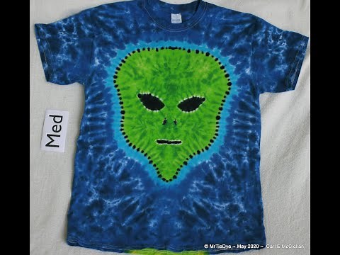 Tie Dye an Alien UFO tee