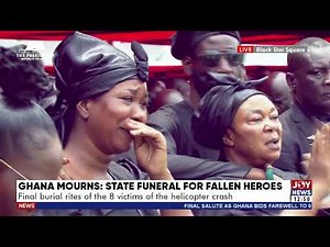 The Final Journey: Watch as the six helicopter crash victims are carried to the Military Cemetery