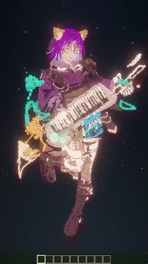 Block illusion: Hyper Space Scroll Machine character