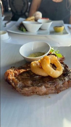 Dinner at Pinnacle Grill on Oosterdam 🍷🥩 | Holland America #cruise #shorts