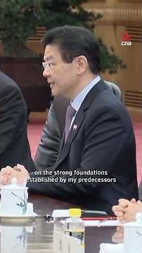 Singapore PM Lawrence Wong meets Chinese President Xi Jinping in Beijing