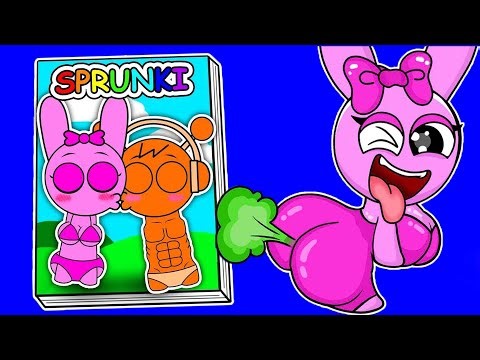 Making INCREDIBOX SPRUNKI Game Book📚 💕 Pinki Butt Pimples Squishy Surgery