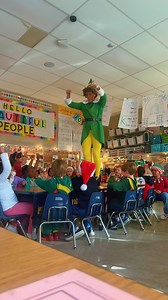 1M views · 10K reactions |  “The best way to spread Christmas cheer…”  Angie Grant Elementary got a full dose of holiday magic last week, thanks to first grade teacher, Mrs. Johnson — a.k.a. Buddy the Elf himself! In true Buddy fashion, she brought the energy, the dance moves, and a whole lot of Christmas joy! 藍 #WeAreBenton | Benton Public Schools | Facebook