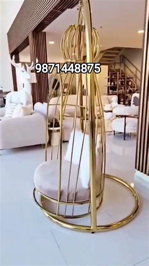 stainless Steel jhula with Pvd 9871448875 #home #apnabanaleremix #machine #newmusic #newedm #bmusic