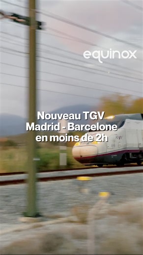 Un nouveau trajet TGV Madrid–Barcelone en moins de 2 heures L’Espagne lance une modernisation complète de la ligne à grande vitesse Madrid–Barcelone pour relier les deux villes en moins de 2 heures, contre 2h30–2h50 aujourd’hui. Les trains pourront atteindre 350 km/h, appuyés par une rénovation intégrale de l’infrastructure. Cette mise à niveau répond à la forte hausse du trafic, la ligne transportant désormais 15 millions de voyageurs par an. Les travaux prévoient aussi l’amélioration des accès