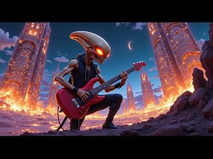 🔥 Alien Rock Band 🎸 | Epic Futuristic Sci-Fi Concert 🚀👽🎶 | Unleash the Cosmic Vibes!