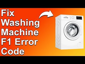 How To Fix Washing Machine F1 Error Code (Wiring Problem - Why It Happens And The Best Solutions)