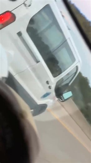 Last night, around 7:30, south of Dallas on I-45. 😬 #tdcj | TDCJ Troll