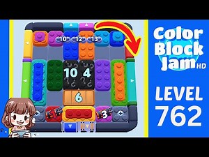 Color Block Jam Level 762 Solution Walkthrough