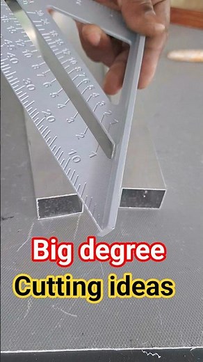 You can cut aluminum to any degree, very easily #youtubeshorts #youcut #cutanything #cuttingshapes