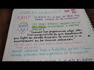 La moral según Kant