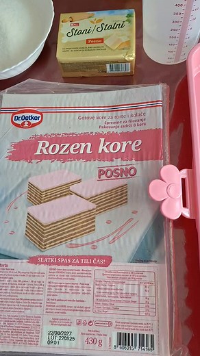 Posna Rozen torta :) | Kuvanje recepti