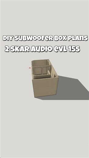 2 skar audio evl 15s Subwoofer Box Plans #diy #automobile #caraudio