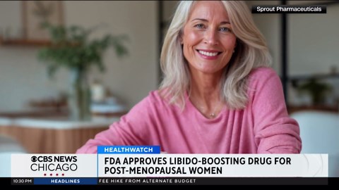 Libido-boosting drug approved for post-menopausal women