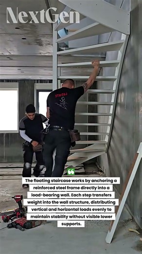 He Installed a Floating Staircase Like This?! Insane Precision Build!