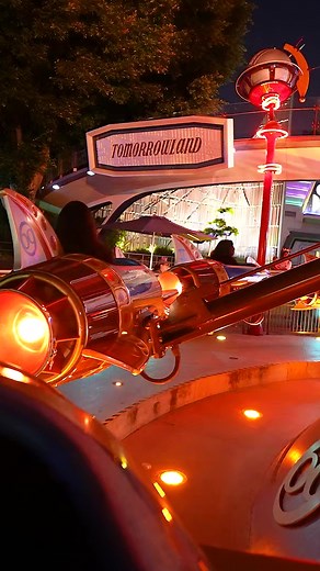 Astro Orbiter at Night in Disneyland Go here for the full video: https://youtu.be/JrgLIE3fuDQ #disneyland #pov #amusementpark #themepark | John Chen