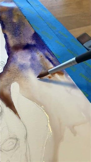 Pet portrait #yellowlab #watercolorpainting #dogartist #howtowatercolor #labrador