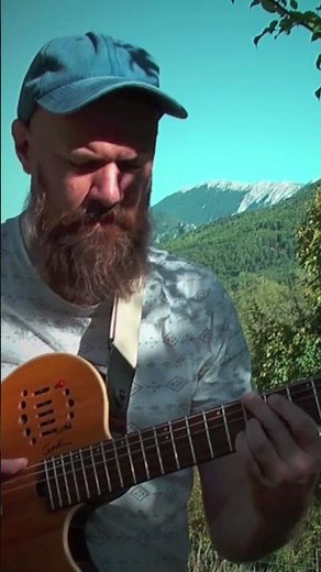 Dans mon île || Godin Multiac Duet #chordmelody #guitar #jazz