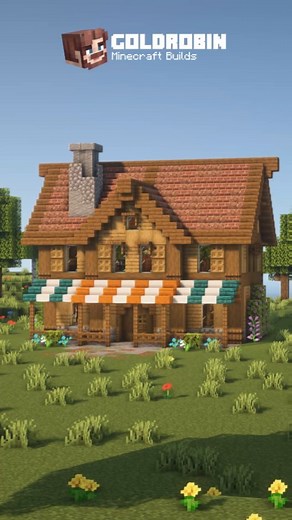 Goldrobin on Instagram: "Minecraft Farmhouse 🏡, Tutorial on YouTube: Goldrobin (Link in Bio) #minecraft #minecraftbuilds #minecraftutorial #minecraftinspiration #minecrafthouse #minecrafter #minecraftmemes #gaming #art"