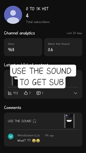 USE THE SOUND 🎧