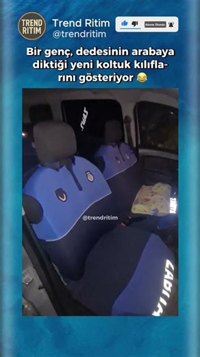 Zabıta Kıyafetini Araba Koltuğuna Diken Adam 🤣😄