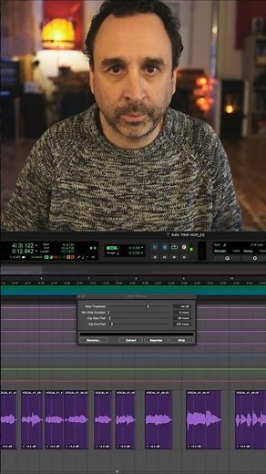 ⚡ LIMPIA tus pistas en 3 CLICKS con Strip Silence! #produccionmusical #protools #audio