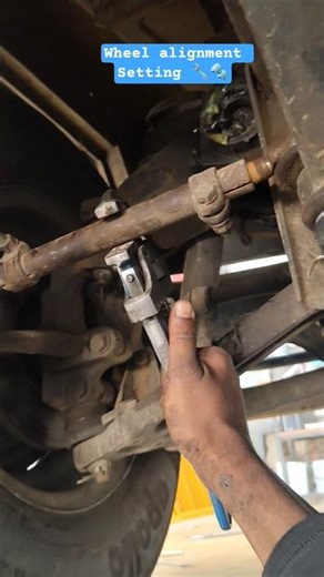 Car Wheel Alignment — Tie Rod Adjustment Explained #wheelalignment #car #cartips #tyre