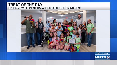Treat of the Day: Creek View students adopt assisted living facility